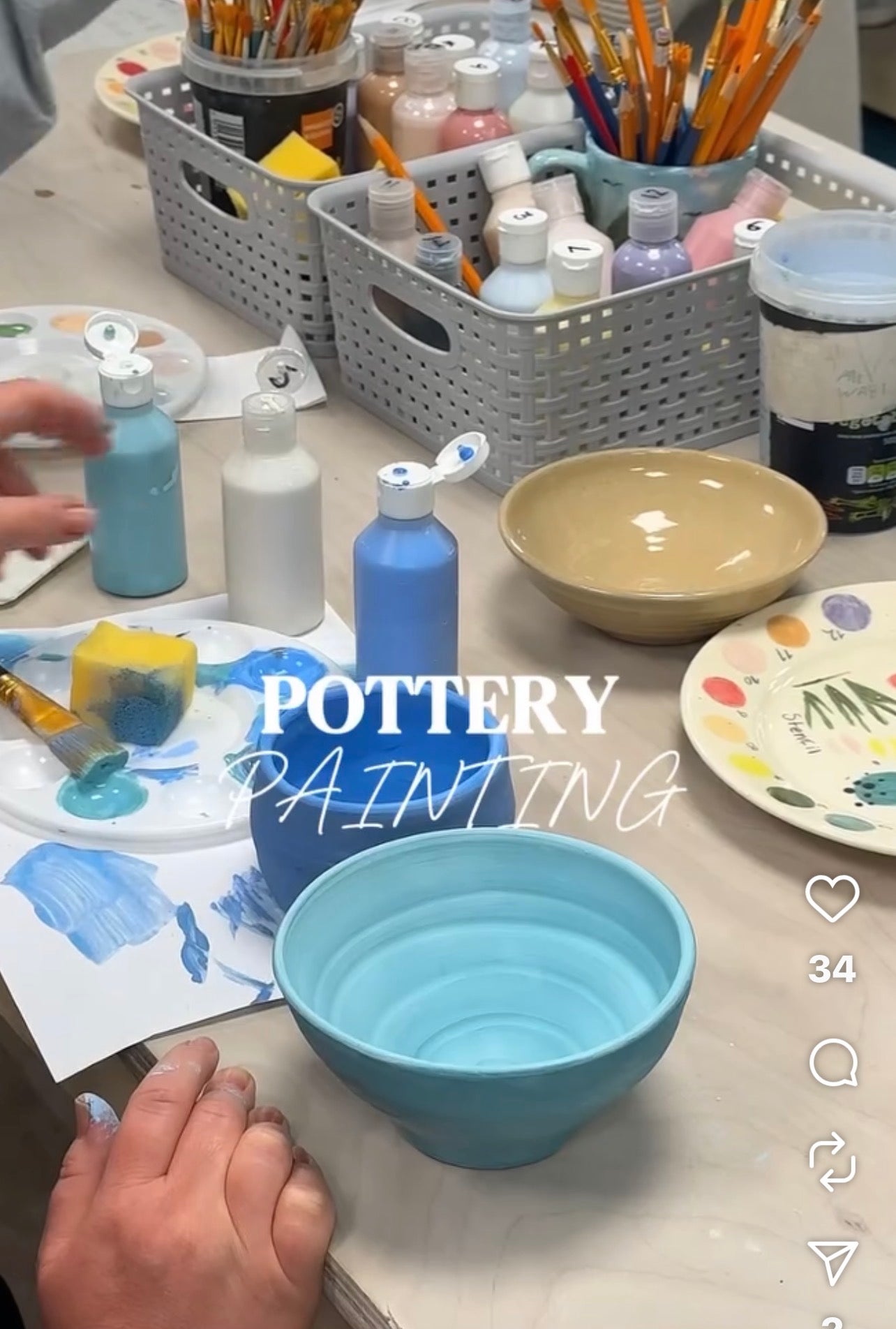 Pottery and Pizza night