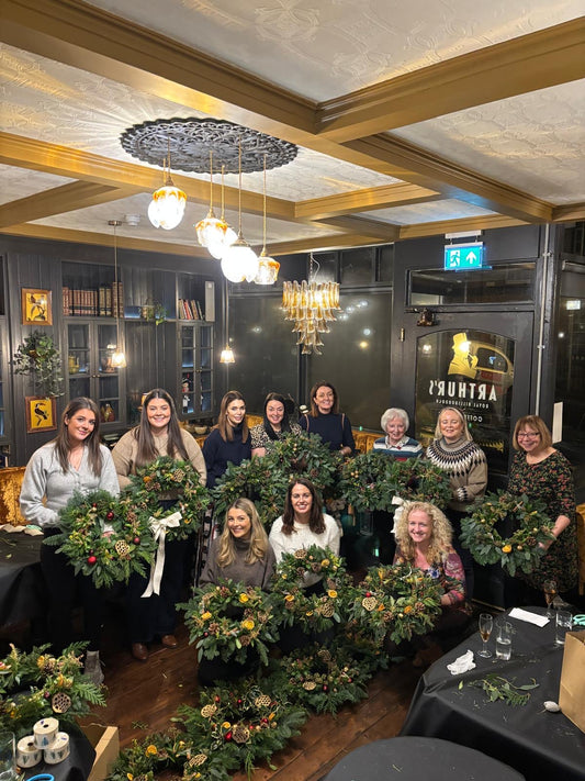 Festive Wreath Making class Thur Nov 13th